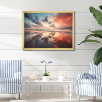 «Beach Photo Seaside Minimalisme III», reproduction d'art sur toile