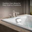 Baignoire tourbillon encastrée / encastrable 72 po x 36 po Tea-for-Two avec drain réversible-51403885