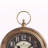 Clocks, Round, Wall Clock, Antique Brown, Traditional-1578547657