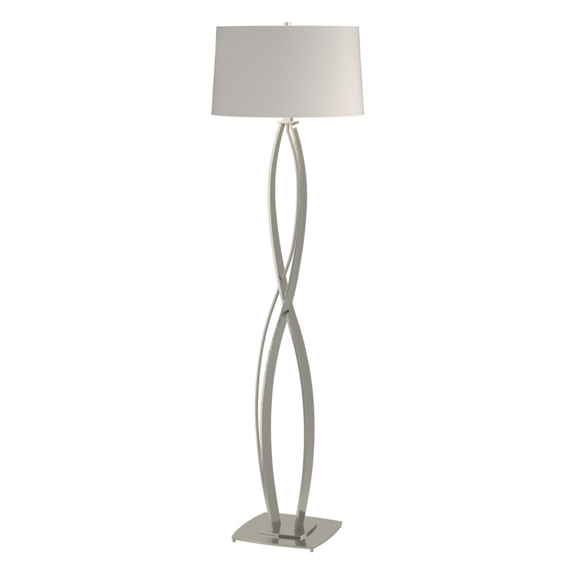 Almost Infinity Floor Lamp, Flax, Sterling