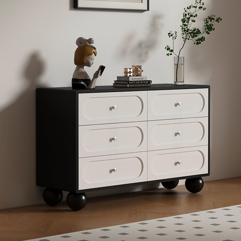 Modern 6-Drawer Accent Chest Sideboard