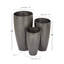Ensemble de pots à fleurs en fer 3 pièces Gelder-1650317077
