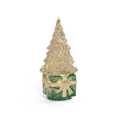 Sapin de Noël rotatif à DEL sur présentoir de table