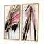 «Abstract Geode Peinture», 2 pièces sur toile-51008576-51008590