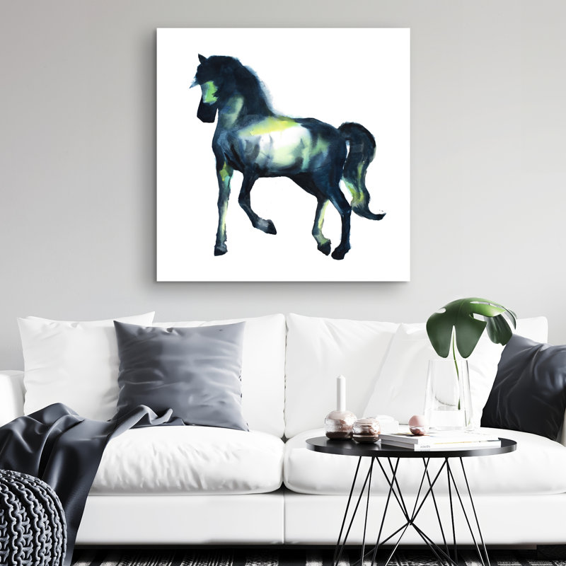 Elegant horse - 32"x32" art on canvas