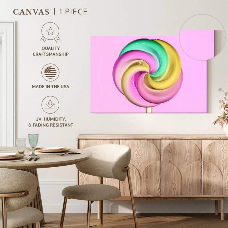 Pastel Pinwheel Lollipop