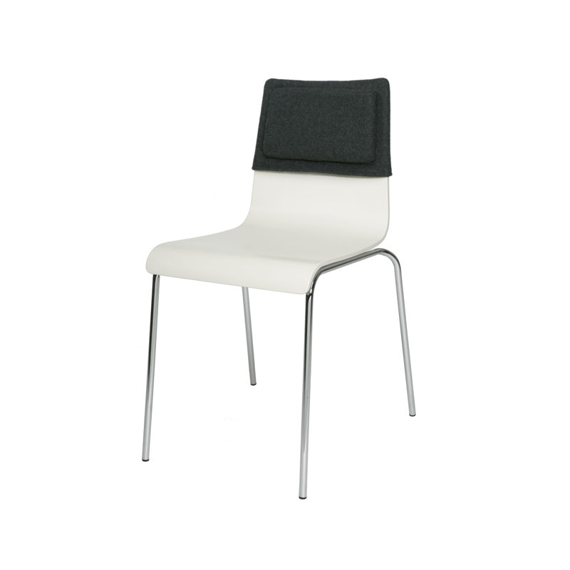 Cozy Cozy Stool Slipcover, Vesper Charcoal