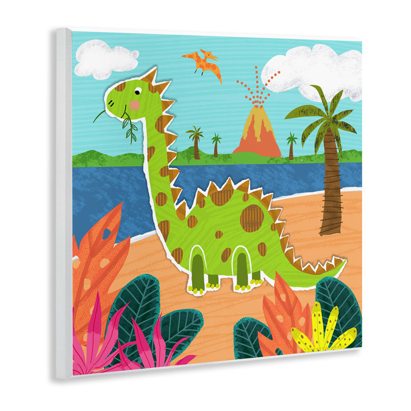 «Dinosaur on Beach» par Tina Finn