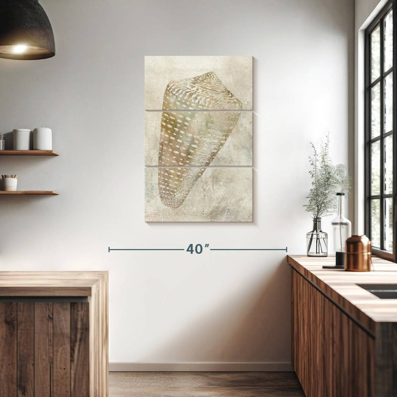 Aletra coquillage illusion II, H 38 po x l 24 po