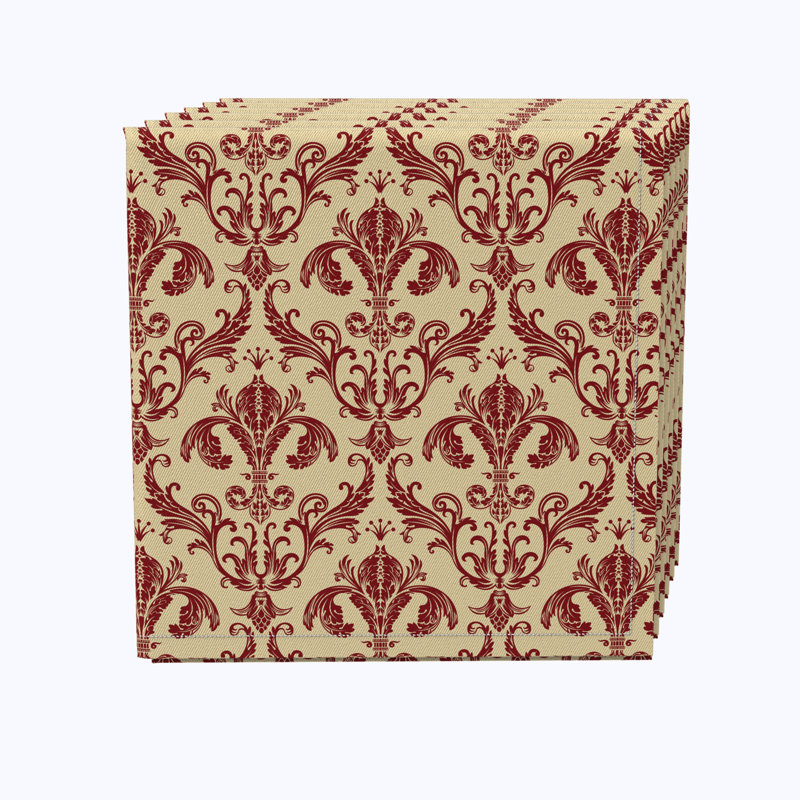 Felsenthal 100% Cotton Floral Square Napkin