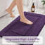Ensemble de tapis de salle de bain en chenille violette, 2 pièces, 43 x 61 cm + 51 x 81 cm-1739868663