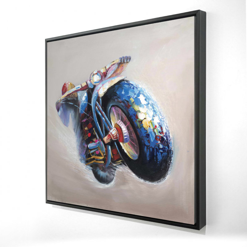 " Motorcycle In Jump "