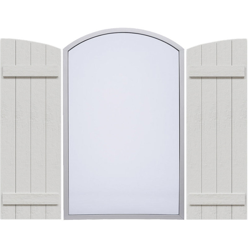 Volets Timberthane Faux Rustic, 54 po, 16 1/8 po