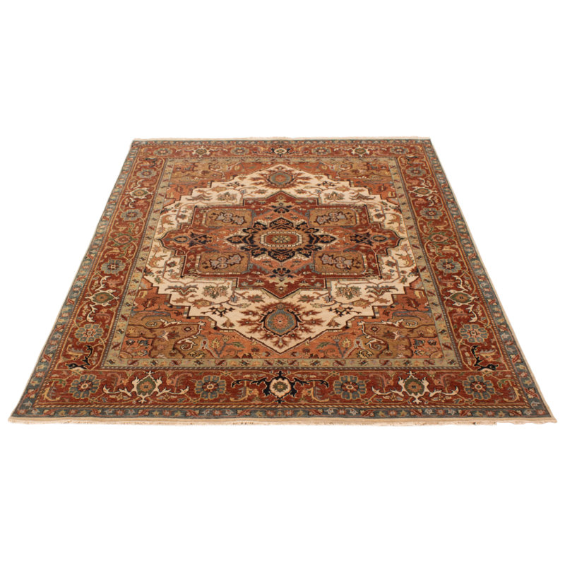 Tapis ivoire Jules Sultane 7 pi 8 po x 9 pi 8 po