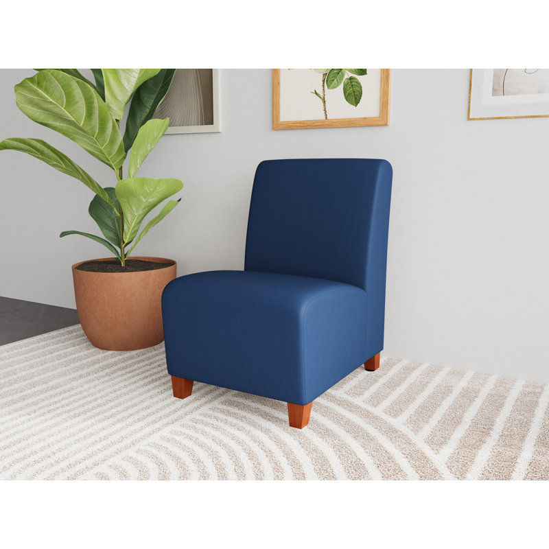 Chaise d'invité sans accoudoirs Siena, Cherry, Patriot Plus Imperial Blue