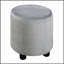 Lit tapissier au sol avec bureau de chevet, petit tabouret rond et rails de sécurité pour chambre d'enfant-255317495-255317488