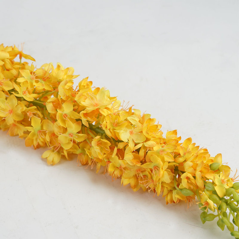 Tige de singe artificielle, Jaune / vert, H 48 po x l 3,5 po x P 3,5 po