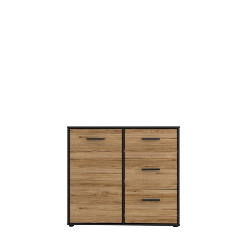 Laur 94.7cm W 3 - Drawer Chest of Drawers
