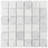 Oriental 2" x 2" Marble Grid Mosaic Wall & Floor Tile