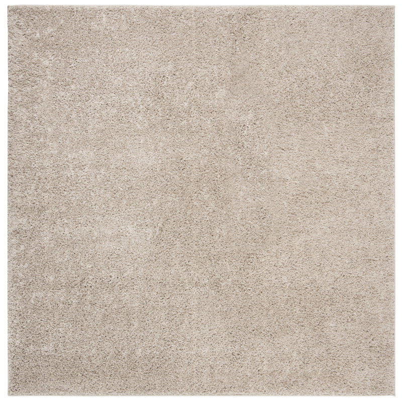 Tapis gris clair Helsel, Carré 6 pi 7 po