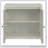 White Console Table with 2 Doors