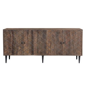 Foundry Select Eaton 84'' Solid Wood Sideboard & Reviews | Wayfair