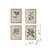 Botanical Wall Decor - 16" X 21" - Black/White