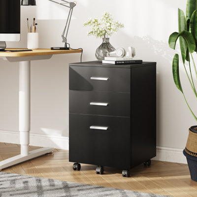 Stroup 41cm Wide 3 -Drawer Mobile File Cabinet