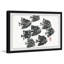 Racing Fish 1 Piece Single Picture Frame Painting-2082308860