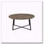 Table basse ronde en bois d'ingénierie Heyer