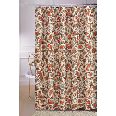 Propst Poinsettia Shower Curtain