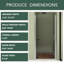 Porte de douche pivotante sans cadre 32 "x 72"-94573365