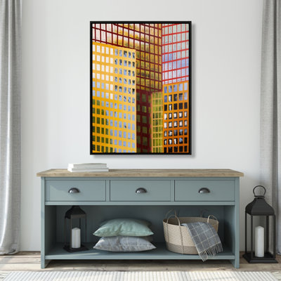 Skyscrapers - 36"x48" Framed canvas