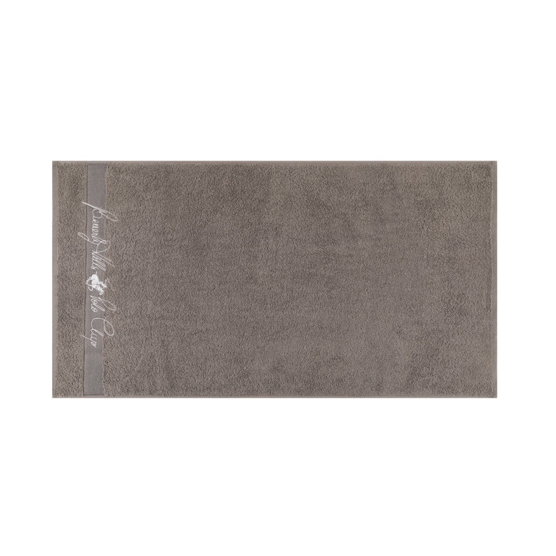 Ensemble de 2 essuie-mains 2 pièces 100% coton, Rose pâle / Gris, Ensemble de 2 essuie-mains