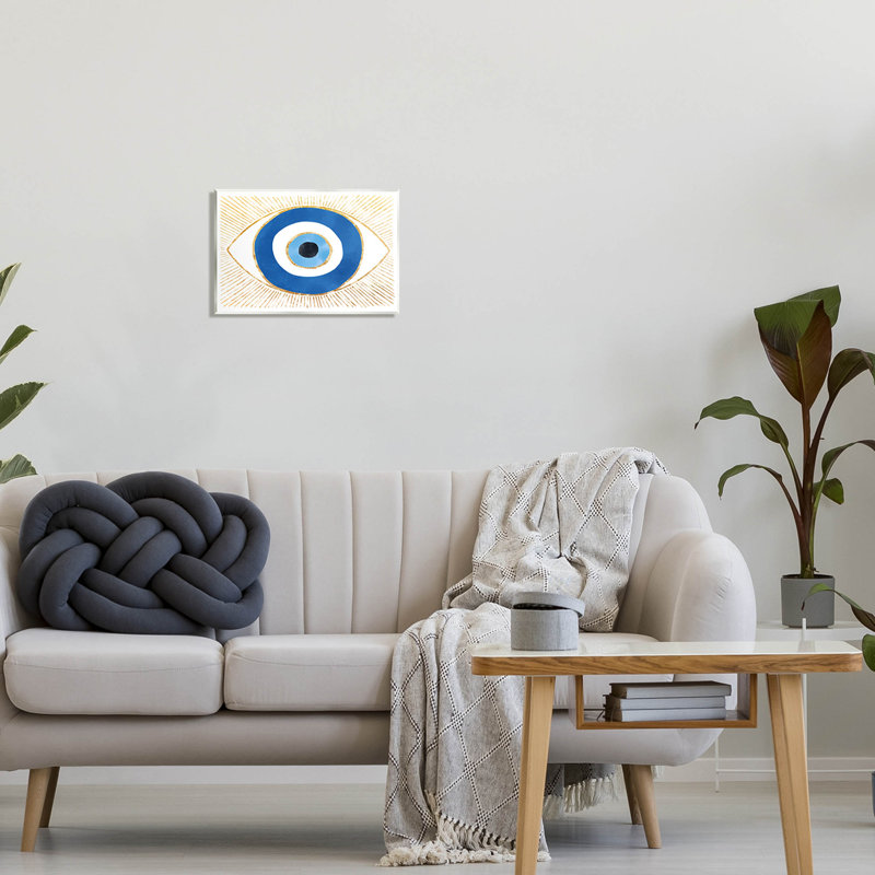 «Evil Eye Glam Rays» par Ziwei Li - impression sans cadre sur panneau de fibres à densité moyenne