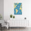 Art mural rétro, carte du monde rétro-129003735