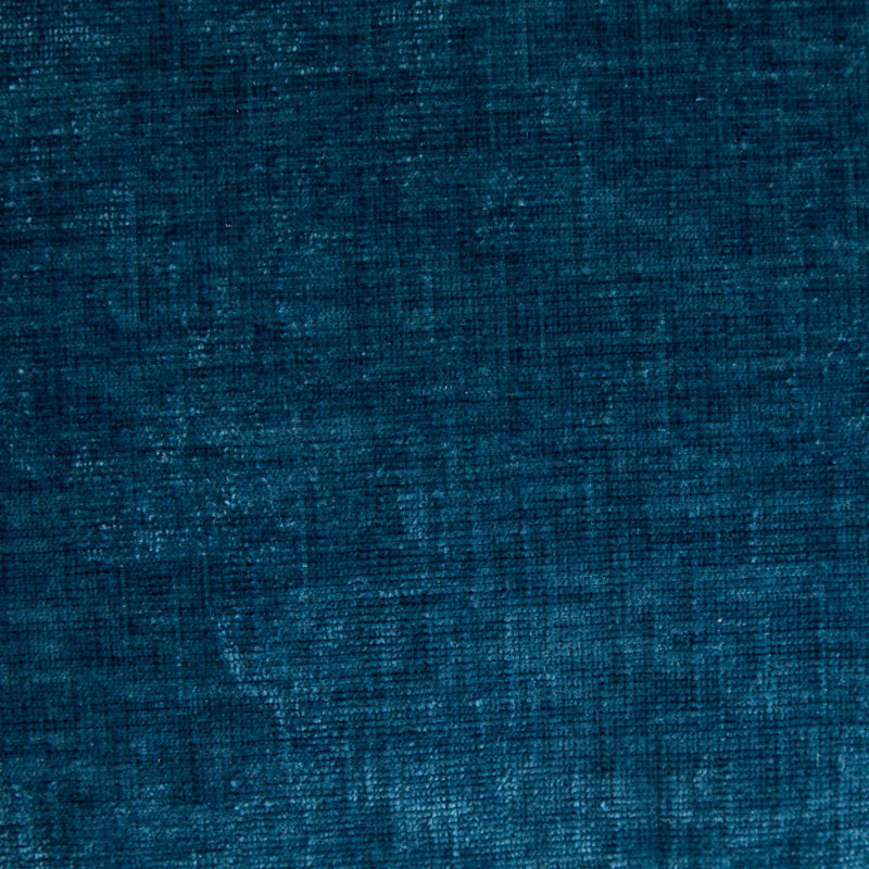Canapé modulaire en forme de U Grid, canapé surdimensionné avec repose-pieds, Chenille bleu, H 33 po x l 117 po x P 30 po