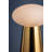 Cashel Rechargeable Table Lamp in Aged Brass