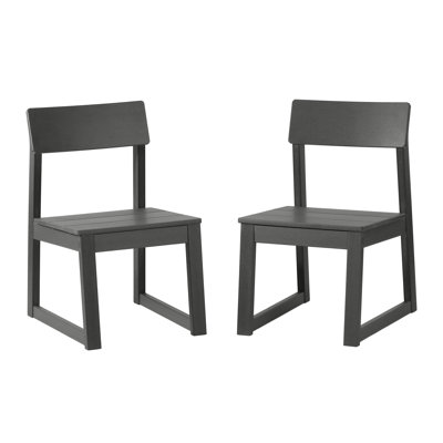 Chaise d'appoint d'extérieur (ensemble de 2)