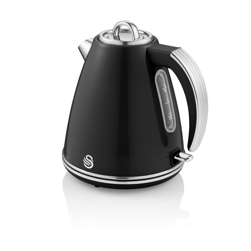 Swan 1.5L Electric Tea Kettle, Black