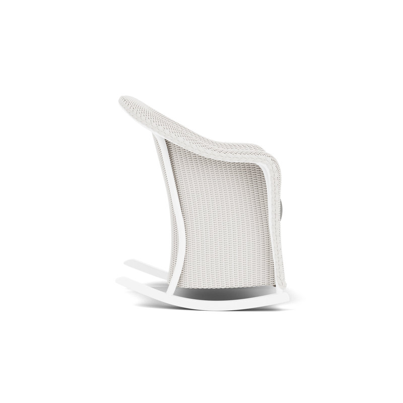 Reflections Outdoor Rocker Chair, Demo Stone, White