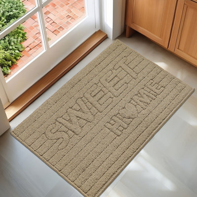 Tapis d'intérieur antidérapant lavable à la machine