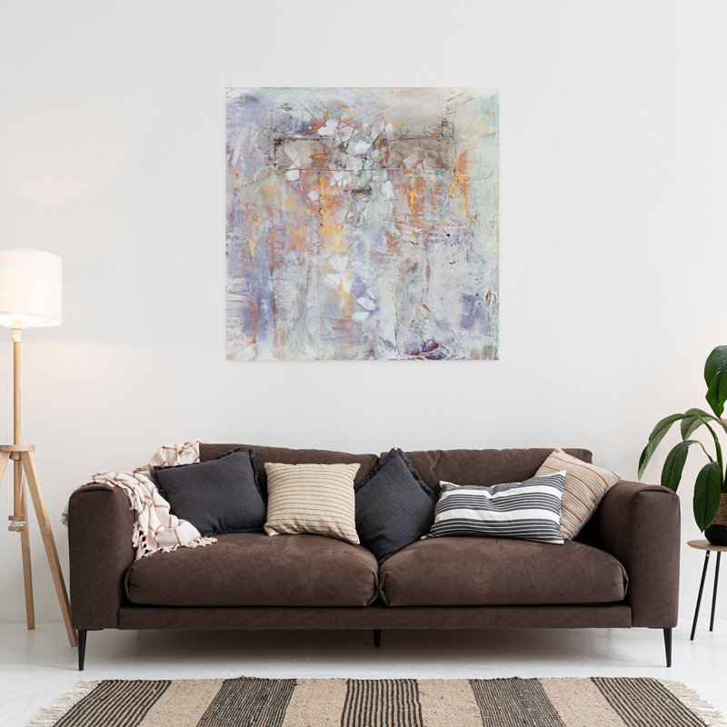Relique du passé I, art abstrait contemporain, H 36 po x l 36 po