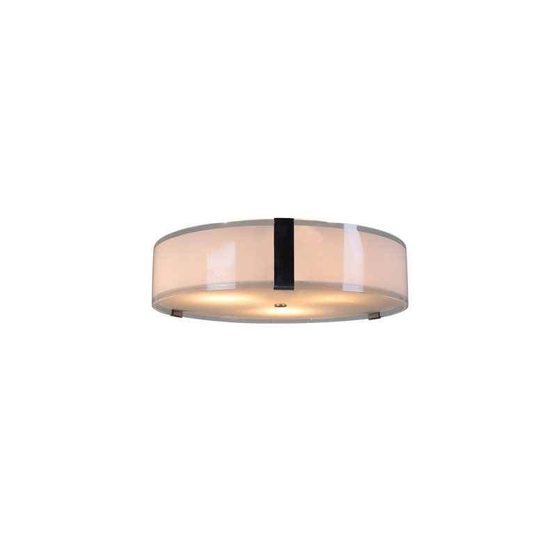 Plafonnier encastré 3 lumières Dariel, Chrome