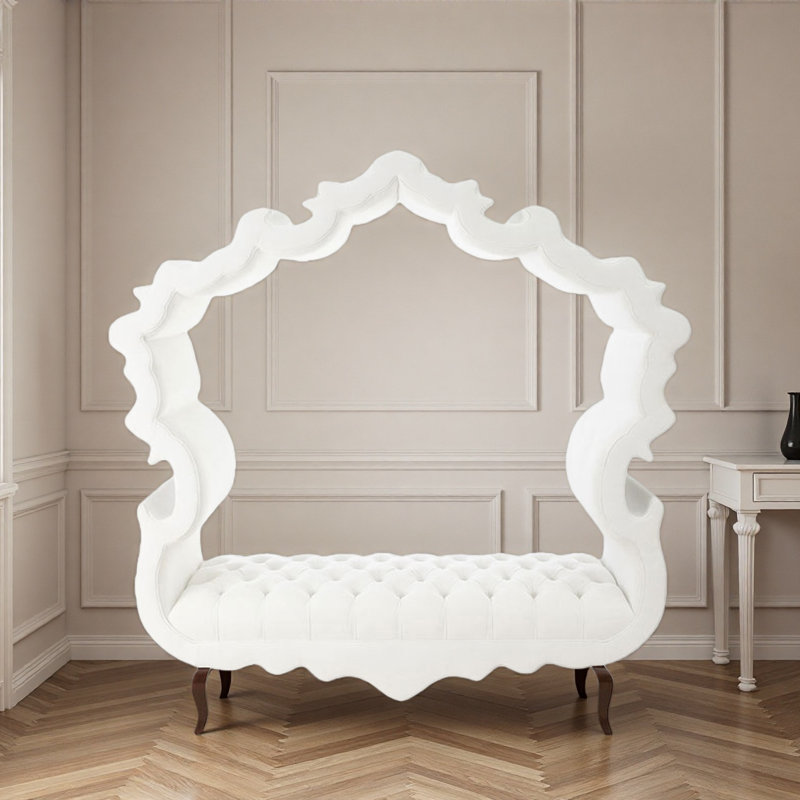 Fauteuil inclinable de forme non conventionnelle, Blanc