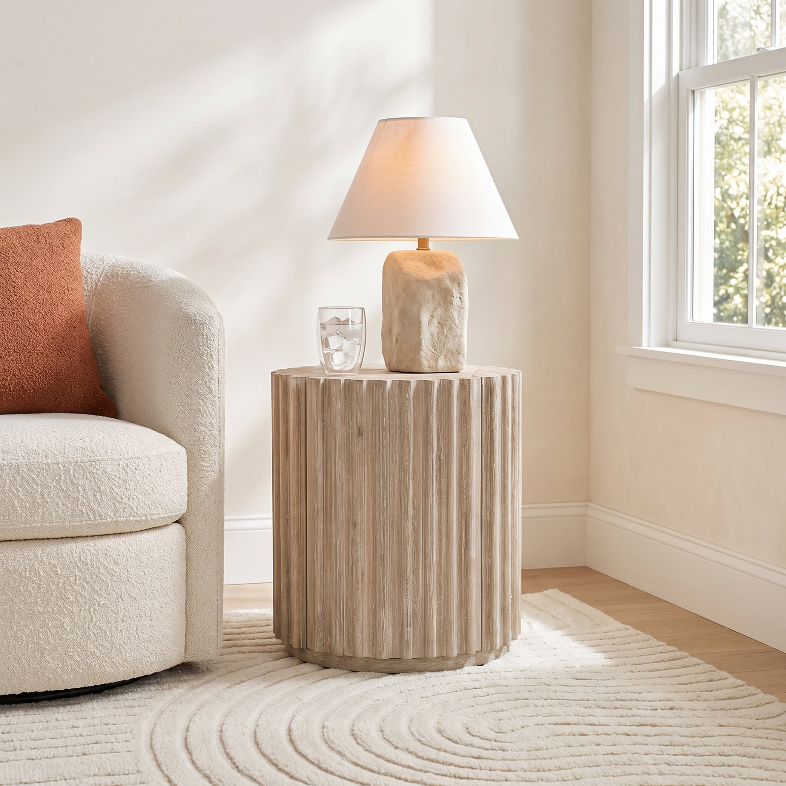 Castile 18" Acacia End Table