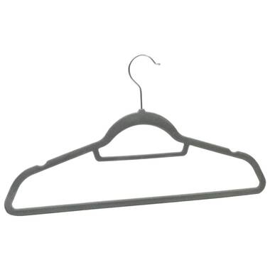 SereneLife Velvet Non-Slip Standard Hanger for Suit/Coat (Set of 100)