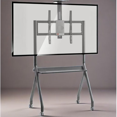Station de travail mobile JYXCN Smart Board | 42-75 pouces, gestion des câbles intégrée, conception pour bureau à domicile en classe
