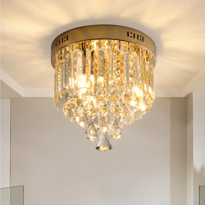 Janeva 3 - Light 28cm Crystal Dimmable Flush Mount