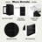 Kitchen Island With Extendable Dining Table, Drawers, Power Outlet, Wheels And Hooks-266907007